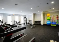Plenty of room to move. With strength equipment, cardio machines, and open space, our fitness center fits your whole routine — no waiting, no fuss.