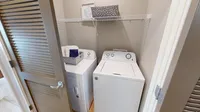 No more laundromats or shared laundry rooms — your full-size, side-by-side washer and dryer make laundry day effortless and right at home.