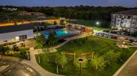 Enjoy warm days with the hammock courtyard, green space, and grilling stations available to residents.