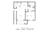Bright and airy, The Kennet’s vaulted ceilings and thoughtful layout make everyday living easy in this welcoming one-bedroom apartment.