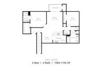 Discover the perfect balance of open-concept living and private retreat in The Avon — a spacious two-bedroom, two-bath garden-style apartment designed for comfort and convenience.