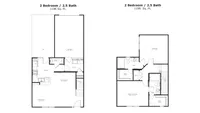 Floorplans-2BR-2.5BA-Needlepoint-Ivy-Town