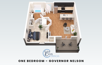 Governor Nelson 3D Floor Plan