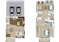 C1 3 Bedroom 2.5 Bath w/ 2 Car Garage