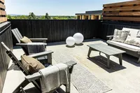 Ruby Penthouse Studio Rooftop Patio