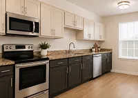 Signature-Level Modern Two-Tone Kitchens & SS Appliances