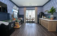 Arcade Games and Beverage Station