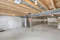 Spacious unfinished basements available in select homes, offering plenty of room for storage and flexibility