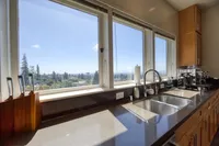Views from this modern kitchen