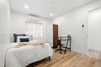 Spacious bedroom with natural light