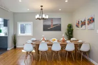 Open concept dining room