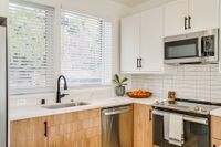 Newly renovated kitchen with a modern touch
