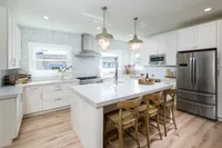 Sleek kitchen with new appliances