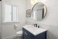 Spacious modern bathroom