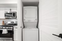 State of the art in-unit washer and dryer