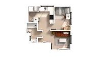 1 Bedroom x 1 Bath