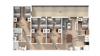 4 Bedroom | 2 Bathroom Apartment