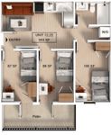 3 Bedroom | 1 Bathroom Apartment