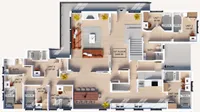 First level floor plan of 2335 Warring