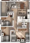 3 Bedroom | 2 Bathroom A Apartment