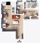 1 Bedroom | 1 Bathroom Apartment