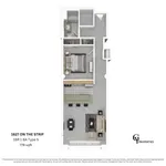 Experience urban elegance with 1627 On The Strip's exquisite 1-bedroom layout.