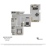 Explore the spacious 2BR, 2BA layout at 1627 On The Strip — your future home awaits!