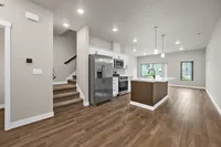 Sugar Creek Floor Plan- Kitchen from front door