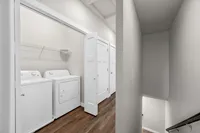 Sugar Creek Floor Plan- Washer/Dryer and Hallway