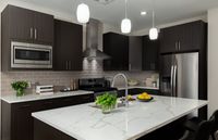 Experience culinary excellence in this sleek modern kitchen.