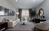 Experience comfort and style in this beautifully designed living room.