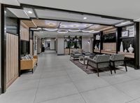 Enter our luxurious lobby with modern seating and sophisticated decor.