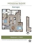 Explore the Ramapo's spacious design, perfect for luxury living at Meadow Ridge.