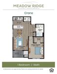 Explore the efficient and stylish layout of the Crane at Meadow Ridge.