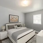 Experience tranquility in this beautifully designed master bedroom, perfect for relaxation.