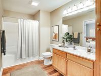 Experience luxury and comfort in this beautifully finished bathroom.
