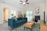 living room fireplace