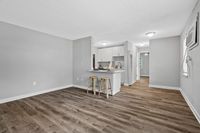 Living Room to Kitchen and Dining Room