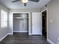 Bedroom with closet