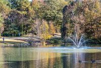 Lake with Fountain