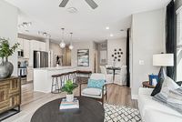 Open Living Room and Kitchen