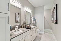 Bathroom with Double Vanities