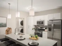 Kitchen with Washer and Dryer Concept