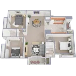 3 bed 1.75 Bath B