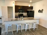 Modern Kitchen Featuring Island