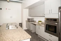 modern Kitchen Featuring Stainless Steel Appliances
