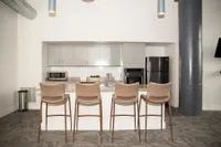 modern Kitchen Featuring Stainless Steel Appliances