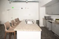 modern Kitchen Featuring Stainless Steel Appliances