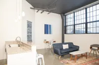 Modern Open Concept Living Area & Kitchen