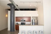 Modern Kitchen Featuring Stainless Steel Appliances